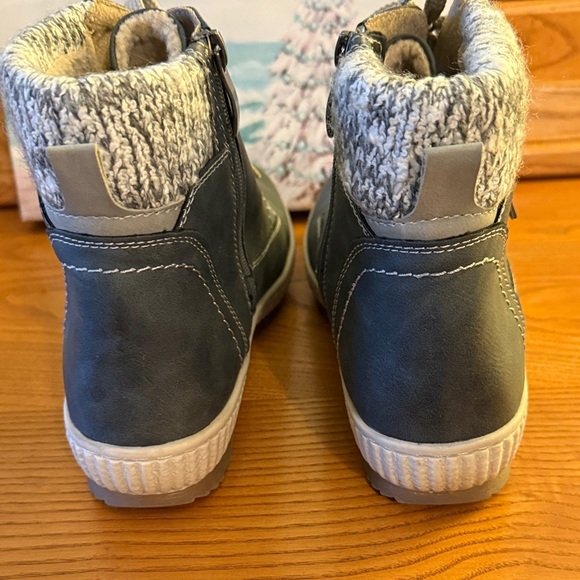 Spring Step Blue / Gray Ankle Boots Size 41 (9.5) - Picture 5 of 8